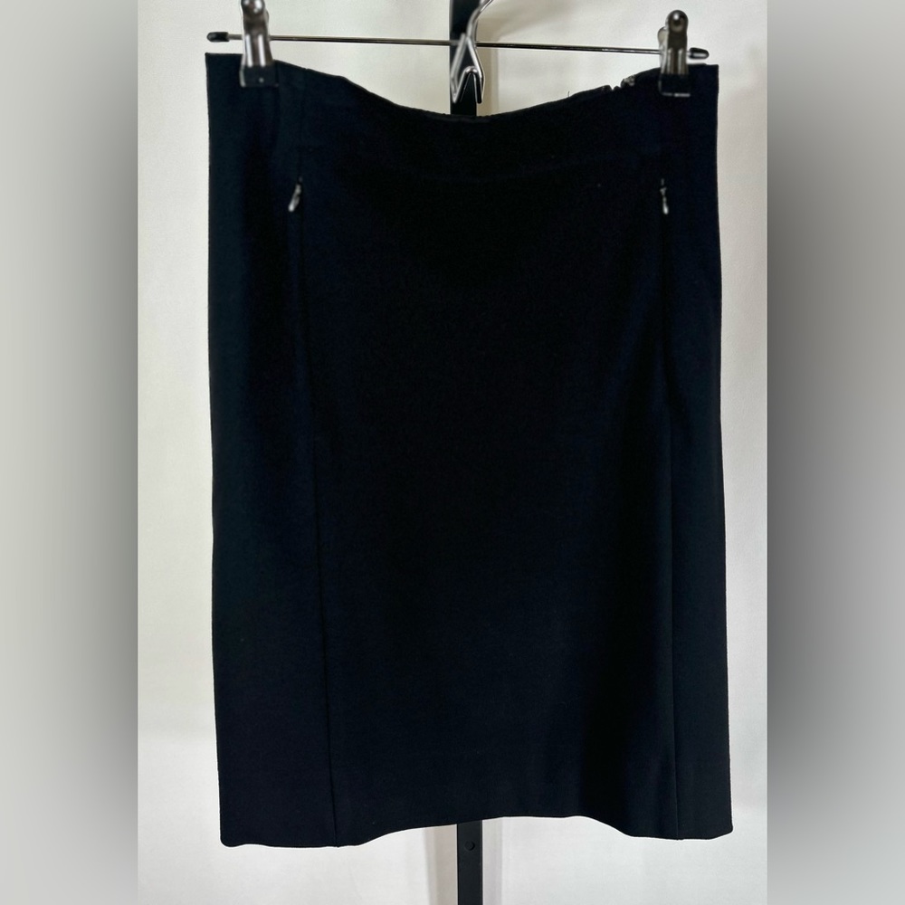 Diane Von Furstenberg Koto Black Stretch Ponte Pencil Skirt 4